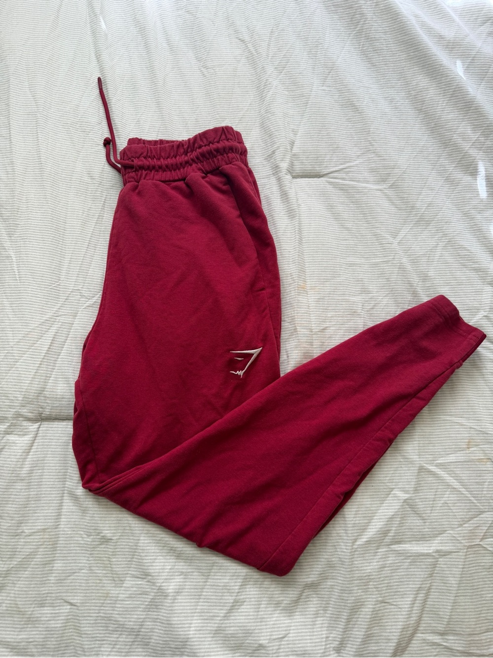 Gymshark Maroon Men's Jogger Sweatpants